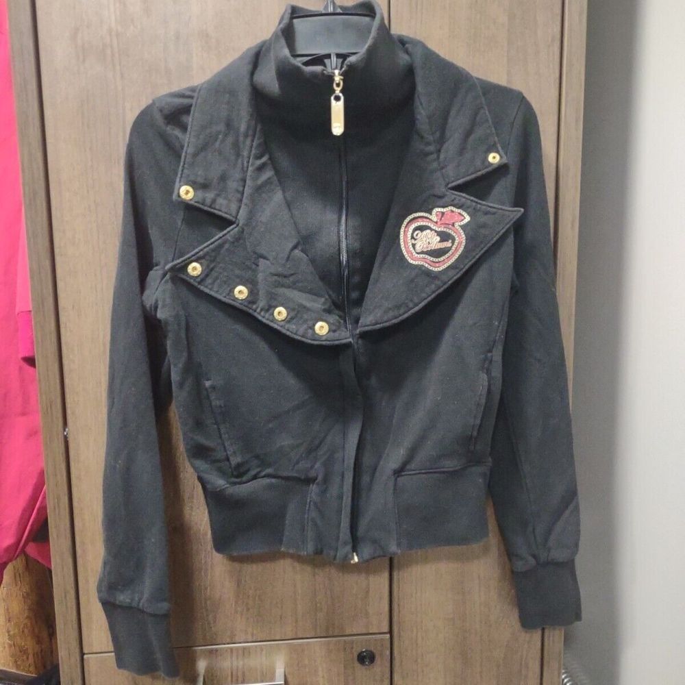 Apple Bottoms Black Jacket with Gold Accents